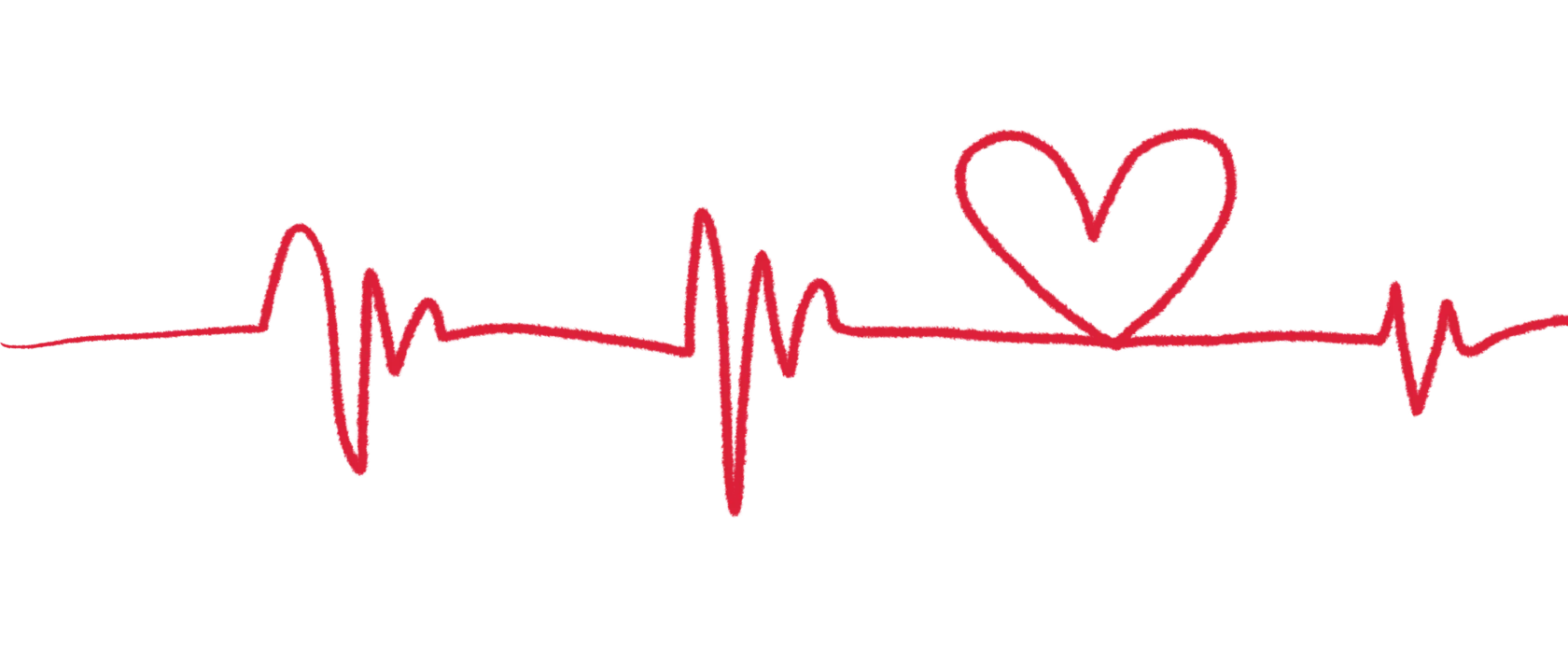 Abstract heart illustration — echocardiography EF trainer